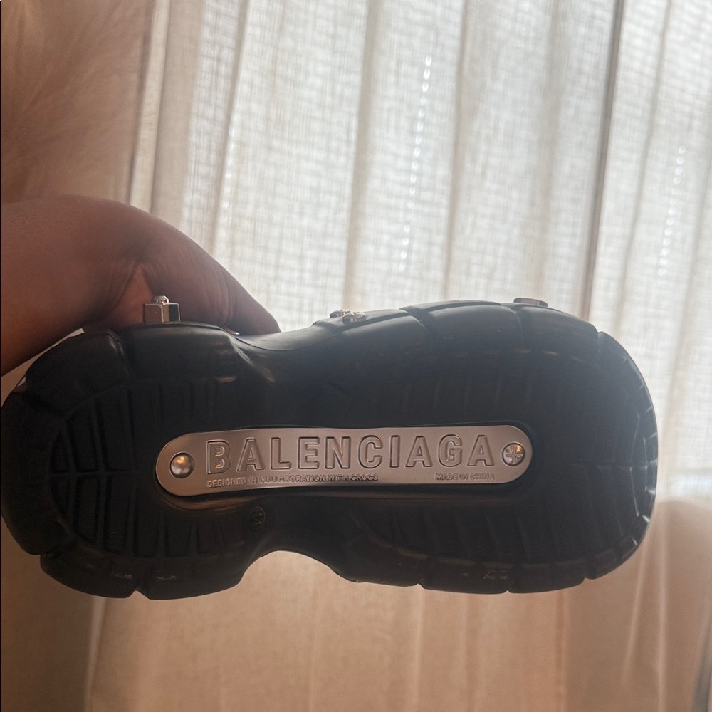 Balenciaga Rubber Slingback Sandals - Picture 3 of 8